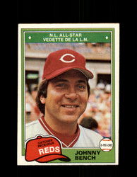 1981 JOHNNY BENCH OPC #286 O-PEE-CHEE REDS *R4313