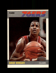 1987 DAVID WINGATE FLEER BASKETBALL #125 76ERS *G4729