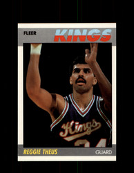 1987 REGGIE THEUS FLEER BASKETBALL #105 KINGS *R3504
