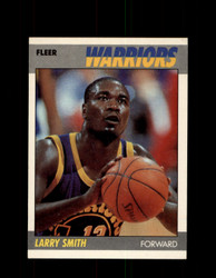 1987 LARRY SMITH FLEER BASKETBALL #101 WARRIORS *R4000