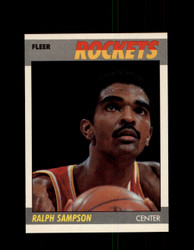 1987 RALPH SAMPSON FLEER BASKETBALL #95 ROCKETS *R3982