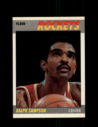 1987 RALPH SAMPSON FLEER BASKETBALL #95 ROCKETS *R3977