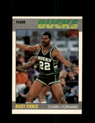 1987 RICKEY PIERCE FLEER BASKETBALL #87 BUCKS *R3909