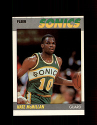1987 NATE MCMILLAN FLEER BASKETBALL #75 SONICS *R3875