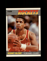 1987 RODNEY MCCRAY FLEER BASKETBALL #72 ROCKETS *R3879