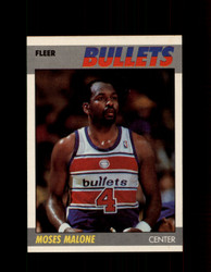 1987 MOSES MALONE FLEER BASKETBALL #69 BULLETS *R3898