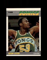 1987 ALTON LISTER FLEER BASKETBALL #64 SONICS *5030