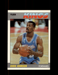 1987 EDDIE JOHNSON FLEER BASKETBALL #55 KINGS *R1964