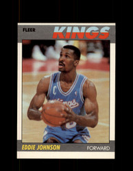 1987 EDDIE JOHNSON FLEER BASKETBALL #55 KINGS *R1894