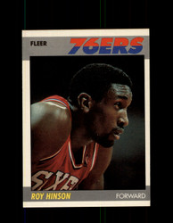 1987 ROY HINSON FLEER BASKETBALL #51 76ERS *5688