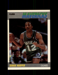 1987 DEREK HARPER FLEER BASKETBALL #48 MAVERICKS *2006