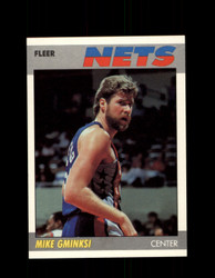 1987 MIKE GMINKSI FLEER BASKETBALL #41 NETS *G4715