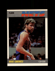 1987 MIKE GMINKSI FLEER BASKETBALL #41 NETS *G4713