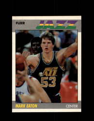 1987 MIKE EATON FLEER BASKETBALL #32 JAZZ *1333