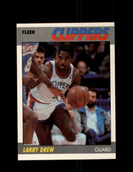 1987 LARRY DREW FLEER BASKETBALL #29 CLIPPERS *8355
