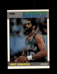 1987 JAMES DONALDSON FLEER BASKETBALL #28 MAVERICKS *8301