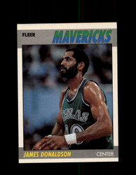 1987 JAMES DONALDSON FLEER BASKETBALL #28 MAVERICKS *3513