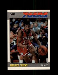 1987 MAURICE CHEEKS FLEER BASKETBALL #20 76ERS *6830