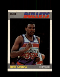 1987 TERRY CATLEDGE FLEER BASKETBALL #18 BULLETS *4630