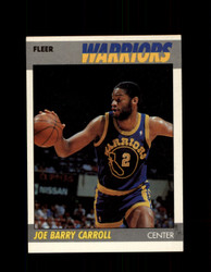 1987 JOE BARRY CARROLL FLEER BASKETBALL #16 WARRIORS *8004