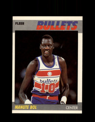 1987 MANUTE BOL FLEER BASKETBALL #13 BULLETS *4891