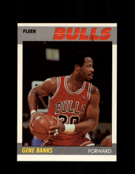 1987 GENE BANKS FLEER BASKETBALL #8 BULLS *G4556