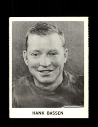 1965 HANK BASSEN COKE NHL COCA COLA REDWINGS *124