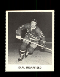 1965 EARL INGARFIELD COKE NHL COCA COLA RANGERS *144
