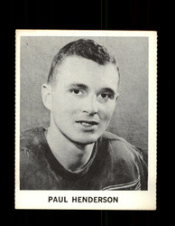 1965 PAUL HENDERSON COKE NHL COCA COLA  RED WINGS *156