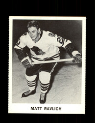 1965 MATT REVLICH COKE NHL COCA COLA  BLACK HAWKS *159