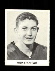 1965 FRED STANFIELD COKE NHL COCA COLA  BLACK HAWKS *160