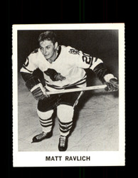 1965 MATT REVLICH COKE NHL COCA COLA  BLACK HAWKS *179