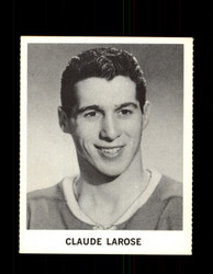 1965 CLAUDE LAROSE COKE NHL COCA COLA  CANADIENS *227