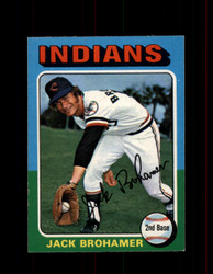 1975 JACK BROHAMER OPC #552 O-PEE-CHEE INDIANS *R4057