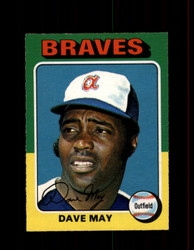 1975 DAVE MAY OPC #650 O-PEE-CHEE BRAVES *5884