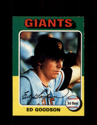 1975 ED GOODSON OPC #322 O-PEE-CHEE GIANTS *G4683