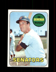 1969 ED BRINKMAN TOPPS #153 SENATORS *R4092