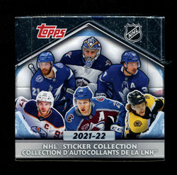 2021 TOPPS NHL HOCKEY STICKER COLLECTION 50 PACK BOX