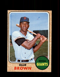1968 OLLIE BROWN TOPPS #223 GIANTS *7919