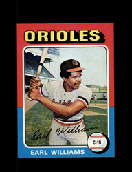 1975 EARL WILLIAMS TOPPS #97 ORIOLES *9688