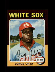 1975 JORGE ORTA TOPPS #184 WHITE SOX *G3123