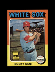 1975 BUCKY DENT TOPPS #299 WHITE SOX *G6254