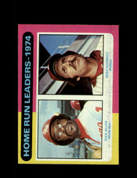 1975 HOME RUN LEADERS TOPPS #307 ALLEN/SCHMIDT *8924