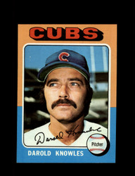 1975 DAROLD KNOWLES TOPPS #352 CUBS *G2178