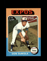 1975 DON DEMOLA TOPPS #391 EXPOS *7833