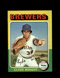 1975 CLYDE WRIGHT TOPPS #408 BREWERS *G4945