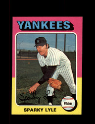 1975 SPARKY LYLE TOPPS #485 YANKEES *G4693