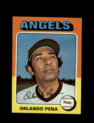 1975 ORLANDO PENA TOPPS #573 ANGELS *R4400