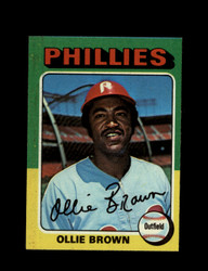 1975 OLLIE BROWN TOPPS #596 PHILLIES *G8212