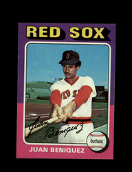 1975 JUAN BENIQUEZ TOPPS #601 RED SOX *G8215